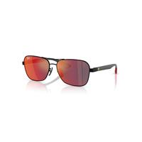 Ray-Ban Sunglasses Unisex Rb8336m Scuderia Ferrari Collection - Dark Carbon Frame Grey Lenses 58-15