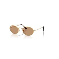 Ray-Ban Sunglasses Unisex Oval Metal Summer Capsule - Arista Gold Frame Brown Lenses 51-21
