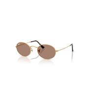 Ray-Ban Sunglasses Unisex Oval Metal Summer Capsule - Arista Gold Frame Violet Lenses 51-21