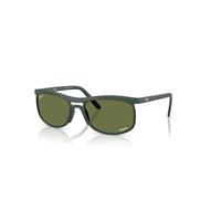 Ray-Ban Sunglasses Unisex Rb4452ch Chromance Liteforce - Sand Green Frame Green Lenses Polarized 56-20