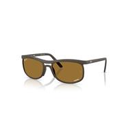 Ray-Ban Sunglasses Unisex Rb4452ch Chromance Liteforce - Sand Brown Frame Brown Lenses Polarized 59-20