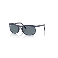 Ray-Ban Sunglasses Unisex Rb4452ch Chromance Liteforce - Sand Dark Blue Frame Blue Lenses Polarized 56-20