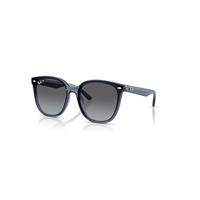 Ray-Ban Sunglasses Unisex Rb4423d - Dark Transparent Blue Frame Grey Lenses Polarized 66-15