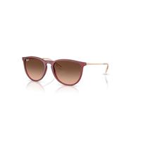 Ray-Ban Sunglasses Woman Erika Classic - Rubber Violet Frame Pink Lenses 54-18