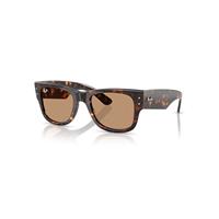 Ray-Ban Sunglasses Unisex Mega Wayfarer Summer Capsule - Havana Frame Brown Lenses 51-21