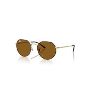Ray-Ban Sunglasses Unisex Jack - Matt Arista Gold Frame Brown Lenses 53-20