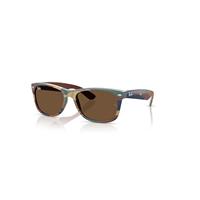 Ray-Ban Sunglasses Unisex New Wayfarer Classic - Brown/blue Camouflage Frame Brown Lenses 55-18