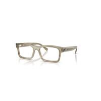 Ray-Ban Eyeglasses Unisex Rb5435 Optics Change - Photo Striped Grey Frame Clear Lenses Polarized 56-19