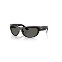 Ray-Ban Sunglasses Unisex Mega Balorama Blacked Out Collection - Black Frame Black Lenses 63-19
