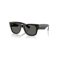 Ray-Ban Sunglasses Unisex Mega Wayfarer Blacked Out Collection - Black Frame Black Lenses 51-21