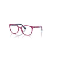 Ray-Ban Eyeglasses Children Ray-Ban Disney - Lilo & Stitch Optical Kids - Fuchsia/rubber Blue Frame Clear Lenses 45-16