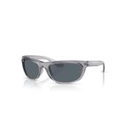 Ray-Ban Sunglasses Man Balorama Online Only Limited - Transparente Grey Frame Blue Lenses 62-19