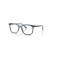 Ray-Ban Eyeglasses Unisex Rb5446 Optics - Striped Blue Frame Clear Lenses Polarized 51-19