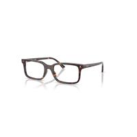 Ray-Ban Eyeglasses Unisex Rb5445 Optics - Havana Frame Clear Lenses Polarized 52-19