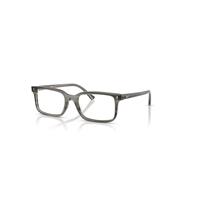 Ray-Ban Eyeglasses Unisex Rb5445 Optics - Striped Grey Frame Clear Lenses Polarized 54-19
