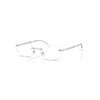 Ray-Ban Eyeglasses Unisex Rb3767v Optics - Silver Frame Clear Lenses Polarized 52-18