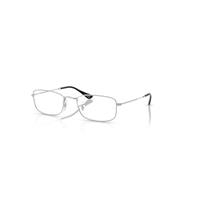Ray-Ban Eyeglasses Unisex Rb6647 Optics - Silver Frame Clear Lenses Polarized 55-20
