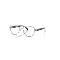Ray-Ban Eyeglasses Unisex Rb6543 Optics - Black On Transparent Frame Clear Lenses Polarized 54-20