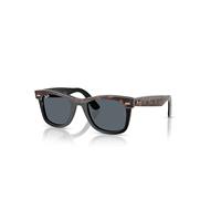 Ray-Ban Sunglasses Unisex Wayfarer Street Neat - Havana On Black Frame Blue Lenses 50-22