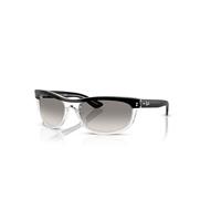 Ray-Ban Sunglasses Unisex Balorama Street Neat - Black On Transparent Frame Grey Lenses 62-19