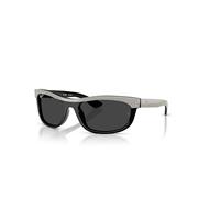 Ray-Ban Sunglasses Unisex Balorama Street Neat - Grey On Black Frame Black Lenses Polarized 62-19