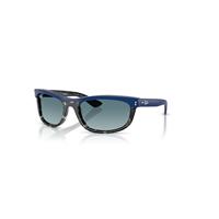 Ray-Ban Sunglasses Unisex Balorama Street Neat - Blue On Havana Frame Blue Lenses 62-19