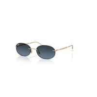 Ray-Ban Sunglasses Unisex Rb3767 - Arista Gold Frame Blue Lenses 54-18