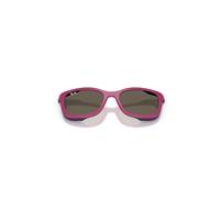 Ray-Ban Clipon Unisex Rb1644 Clip-on Kids Bio-based - Fucsia On Rubber Violet Frame Brown Lenses 48-16