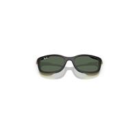 Ray-Ban Clipon Unisex Rb1644 Clip-on Kids Bio-based - Grey On Rubber Green Frame Green Lenses 46-16