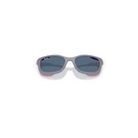 Ray-Ban Clipon Unisex Rb1644 Clip-on Kids Bio-based - Purple On Rubber Pink Frame Blue Lenses 48-16