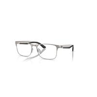 Ray-Ban Eyeglasses Unisex Rb7550 Optics - Gunmetal Frame Clear Lenses Polarized 55-18