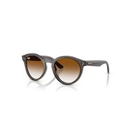 Ray-Ban Sunglasses Unisex 2180 Reverse - Transparent Dark Grey Frame Brown Lenses 52-22