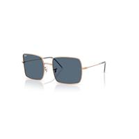 Ray-Ban Sunglasses Woman Square 1971 Reverse - Rose Gold Frame Blue Lenses 56-19
