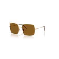 Ray-Ban Sunglasses Woman Square 1971 Reverse - Arista Gold Frame Brown Lenses Polarized 54-19