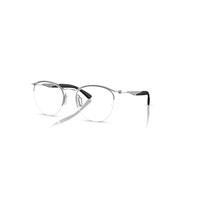 Ray-Ban Eyeglasses Unisex Rb7553 Optics - Gunmetal Frame Clear Lenses Polarized 52-20