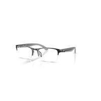 Ray-Ban Eyeglasses Unisex Rb7551 Optics - Black Frame Clear Lenses Polarized 54-19
