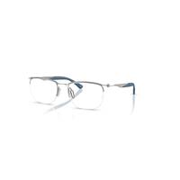 Ray-Ban Eyeglasses Unisex Rb7552 Optics - Gunmetal Frame Clear Lenses Polarized 54-19