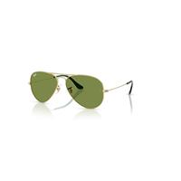 Ray-Ban Sunglasses Unisex Aviator Large Metal - Arista Gold Frame Green Lenses 58-14