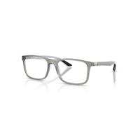 Ray-Ban Eyeglasses Unisex Rb8908 Optics - Matte Gunmetal Frame Clear Lenses Polarized 55-18