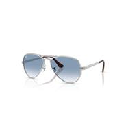 Ray-Ban Sunglasses Unisex Aviator Max - Silver Frame Blue Lenses 62-16