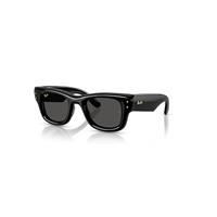 Ray-Ban Sunglasses Unisex Wayfarer Puffer - Black Frame Black Lenses 47-23