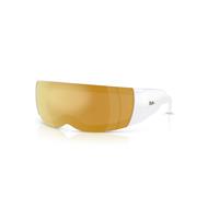 Ray-Ban Sunglasses Unisex Ultra Wrap 002 Next Generation Collection - White Frame Gold Lenses 01-41