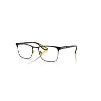 Ray-Ban Eyeglasses Unisex Rb6621m Optics Scuderia Ferrari Collection - Black Frame Clear Lenses Polarized 54-19