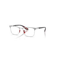 Ray-Ban Eyeglasses Unisex Rb6621m Optics Scuderia Ferrari Collection - Grey Frame Clear Lenses Polarized 54-19