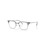 Ray-Ban Eyeglasses Unisex New Clubmaster Optics - Gunmetal Frame Clear Lenses Polarized 51-20