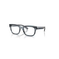 Ray-Ban Eyeglasses Unisex Chad Optics Bio-based - Striped Blue Frame Clear Lenses Polarized 54-22