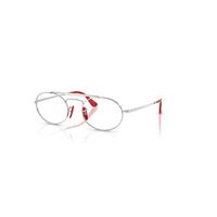 Ray-Ban Eyeglasses Unisex Rb3775vm Optics Scuderia Ferrari Collection - Silver Frame Clear Lenses Polarized 51-20