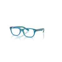 Ray-Ban Eyeglasses Children Rb1555 Optics Kids - Transparent Blue & Green Frame Clear Lenses Polarized 46-16