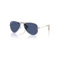 Ray-Ban Sunglasses Children Aviator Kids - Silver Frame Blue Lenses 52-14