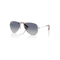 Ray-Ban Sunglasses Children Aviator Kids - Silver Frame Grey Lenses 52-14